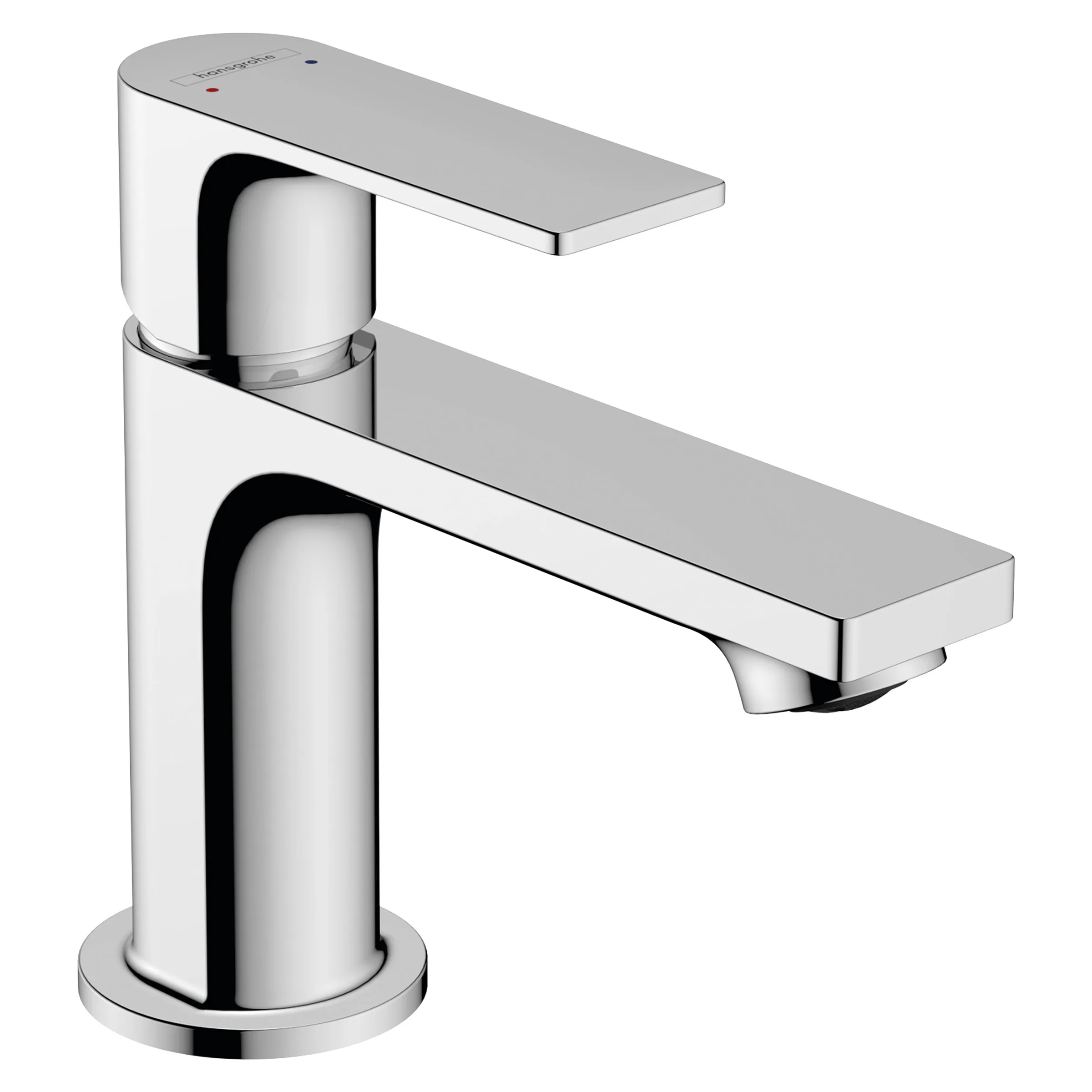 Tvättställsblandare Hansgrohe Rebris E 1-grepps 80 med Lyftventil