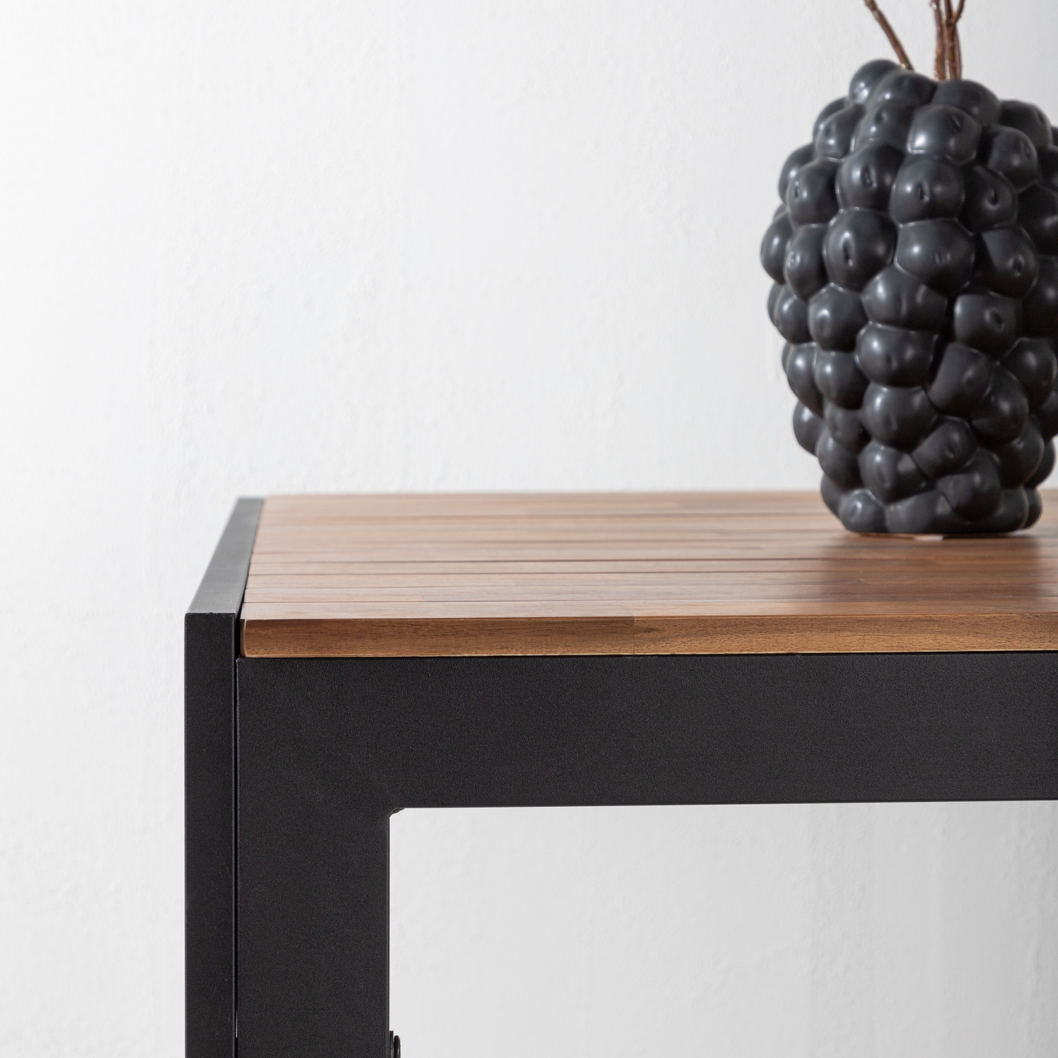 Bois Dining table 200*100cm  - Black Legs / Acacia Akacia/Svart