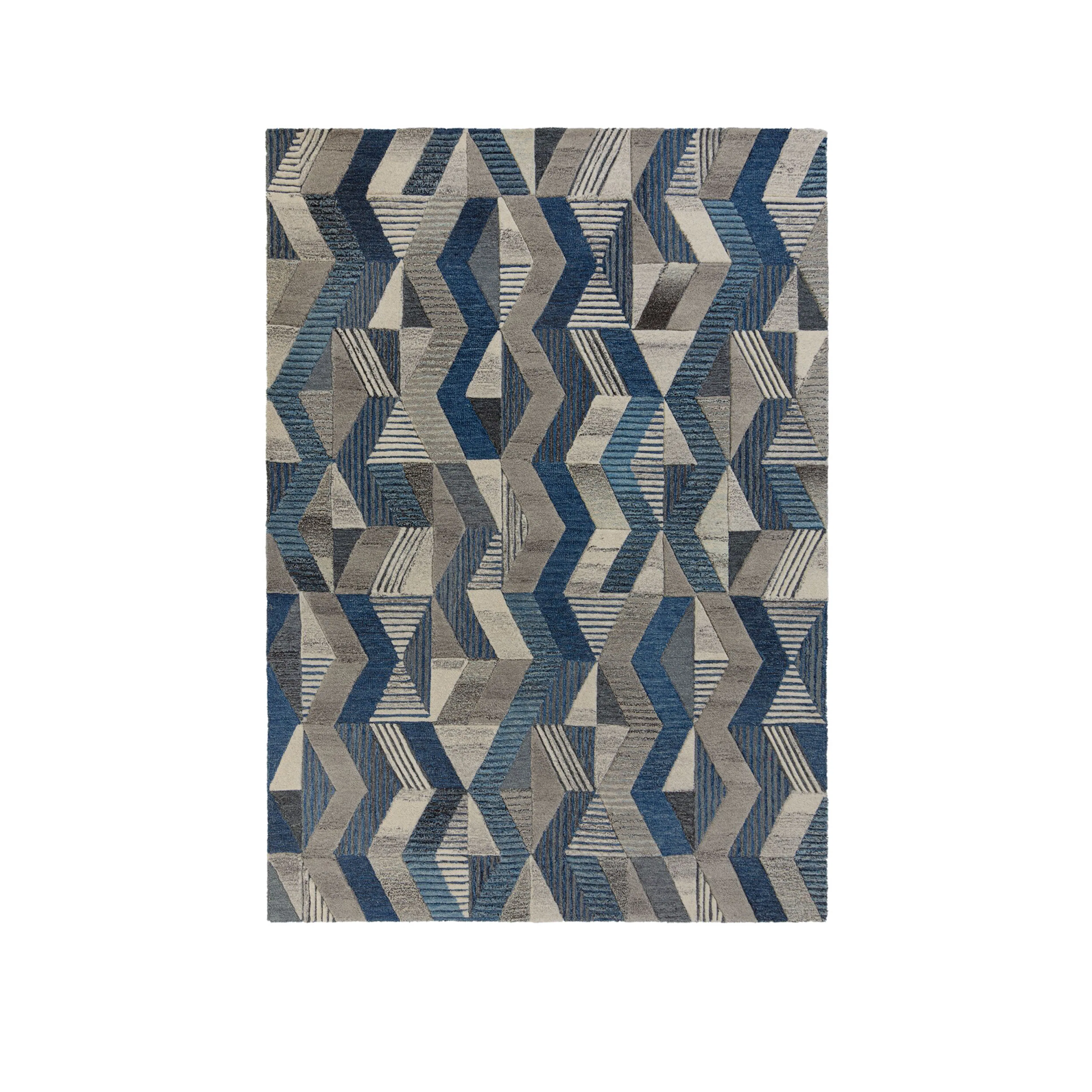 ASHER 200X290 Blå 200x290 cm