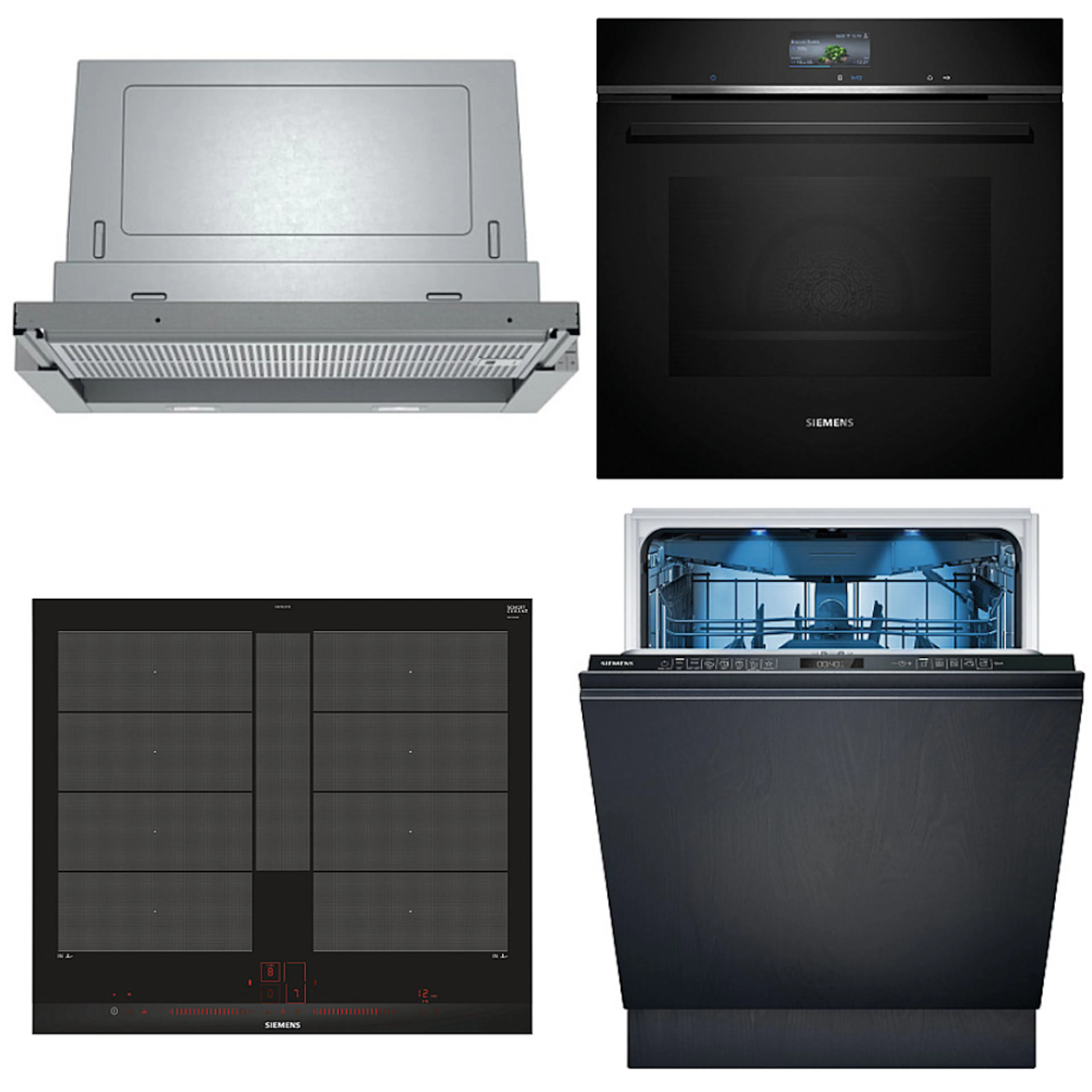 Kökspaket Siemens HB776G3B2S + EX675LYV1E + SN65EX22CE + LI67RB531
