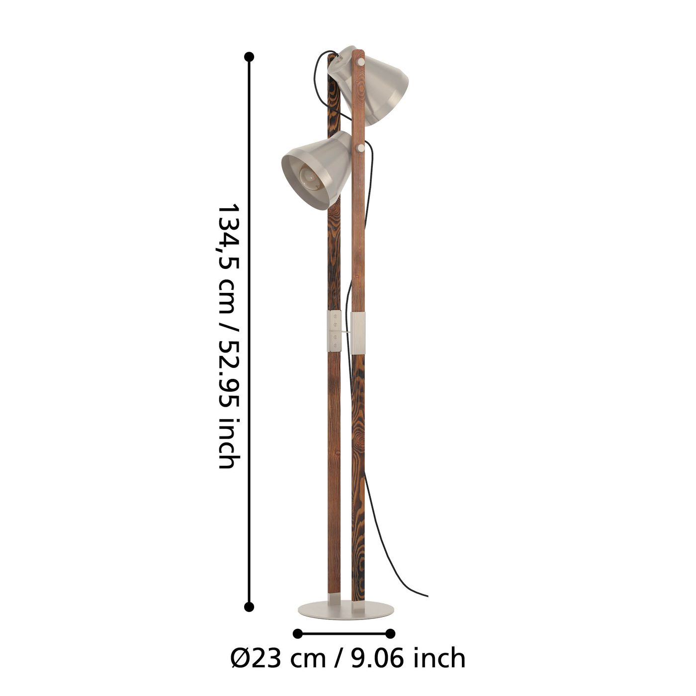 Golvlampa Eglo Cawton