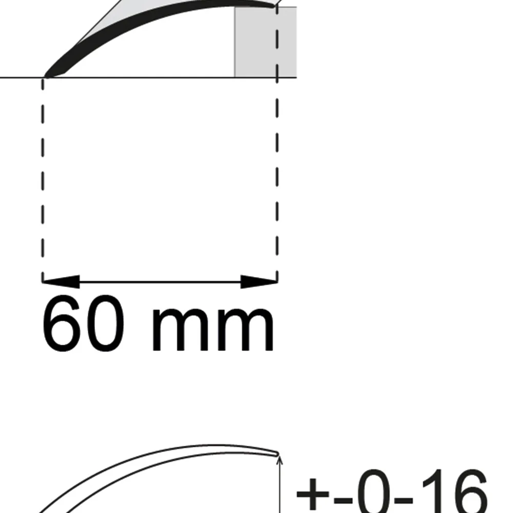 Nivålist Habo SA79 Ek 50 mm