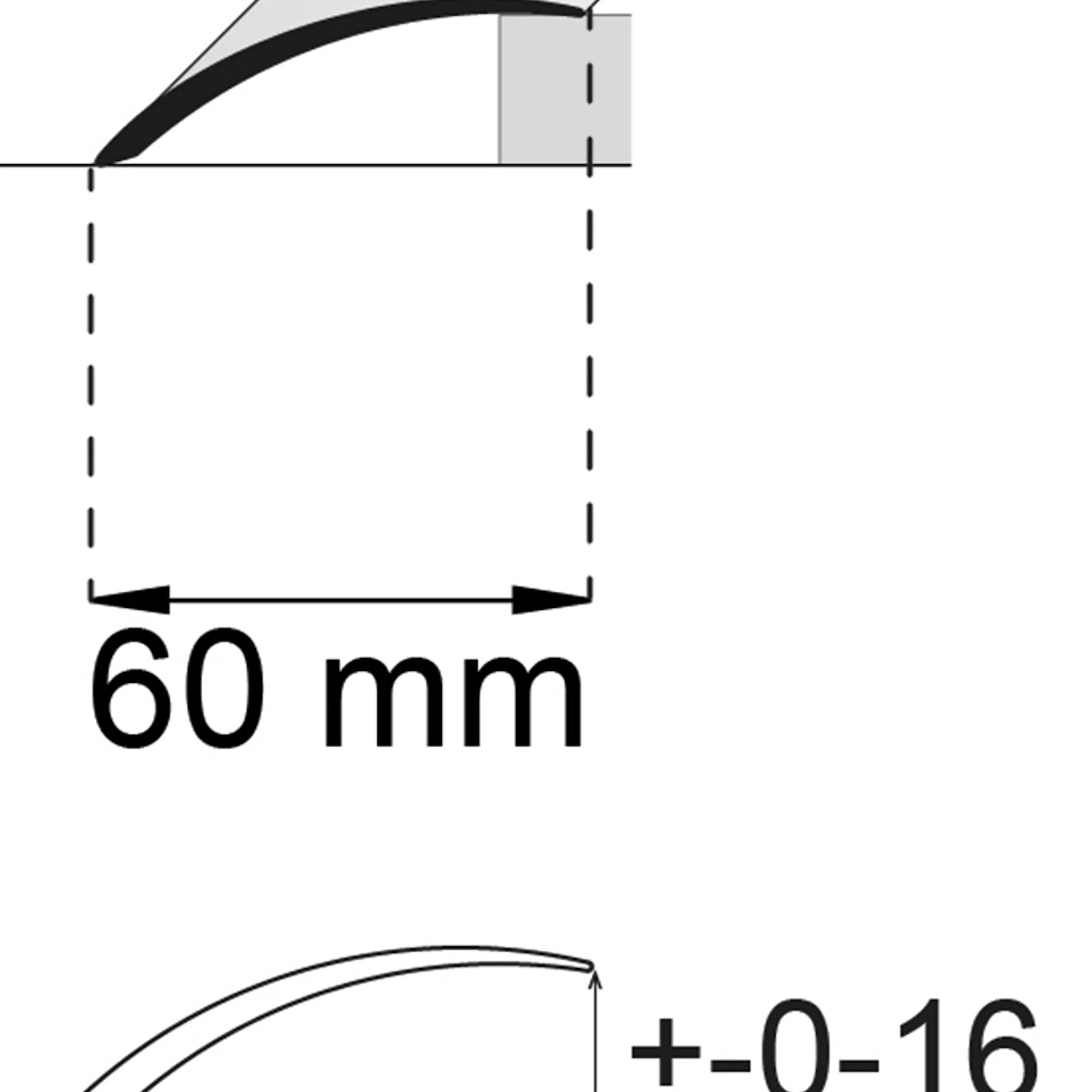Nivålist Habo SA79 Ek 50 mm