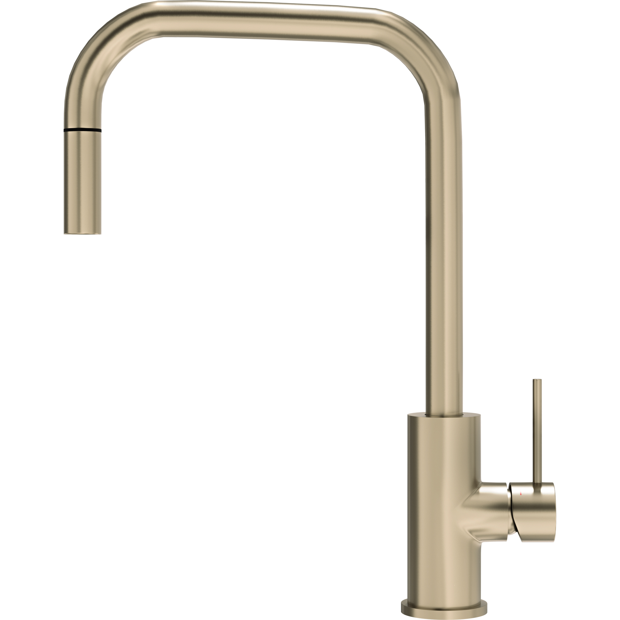 Köksblandare Scandtap Steel Accent Square med Utdragbar Pip