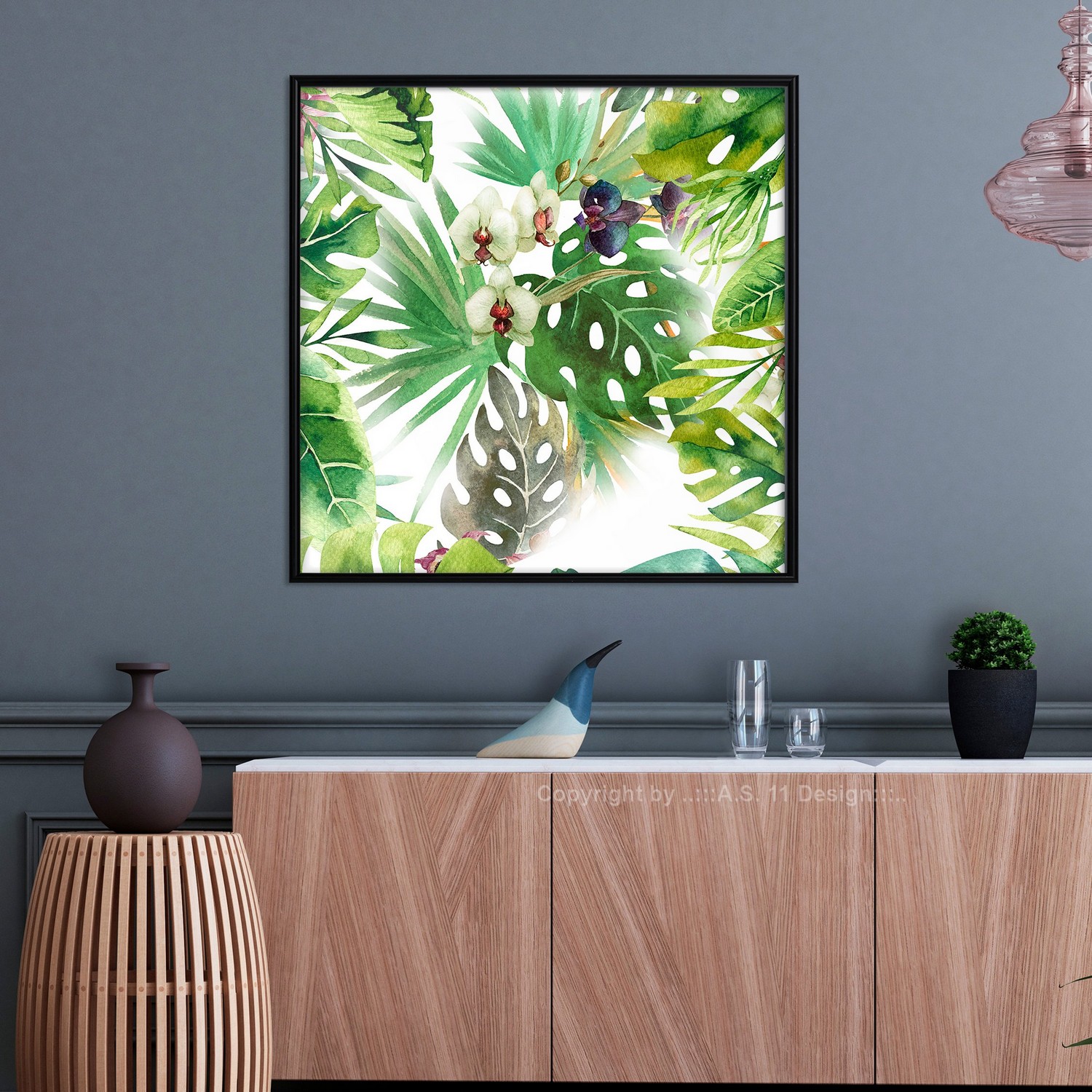 Poster Artgeist Affisch Tropical Shadow