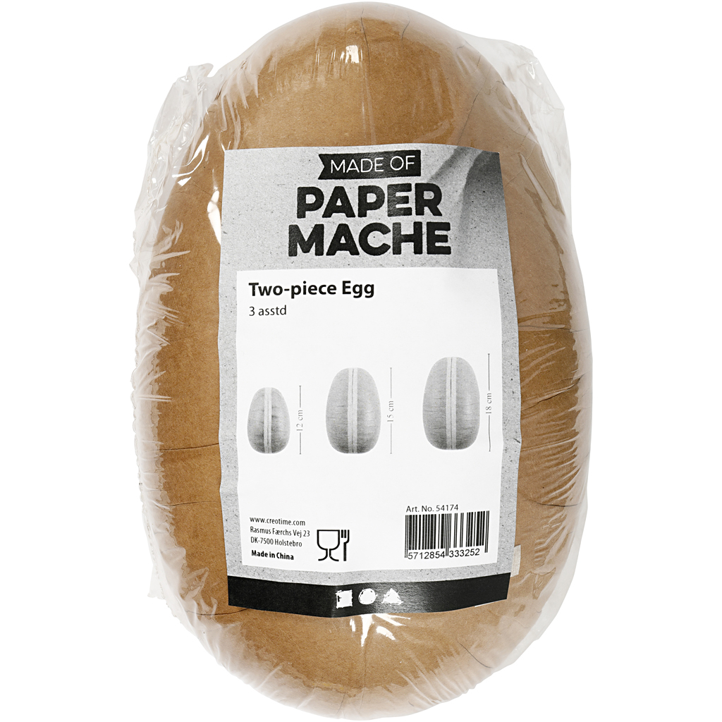 Tvådelade Ägg Creativ Company 3 st/1 Förp