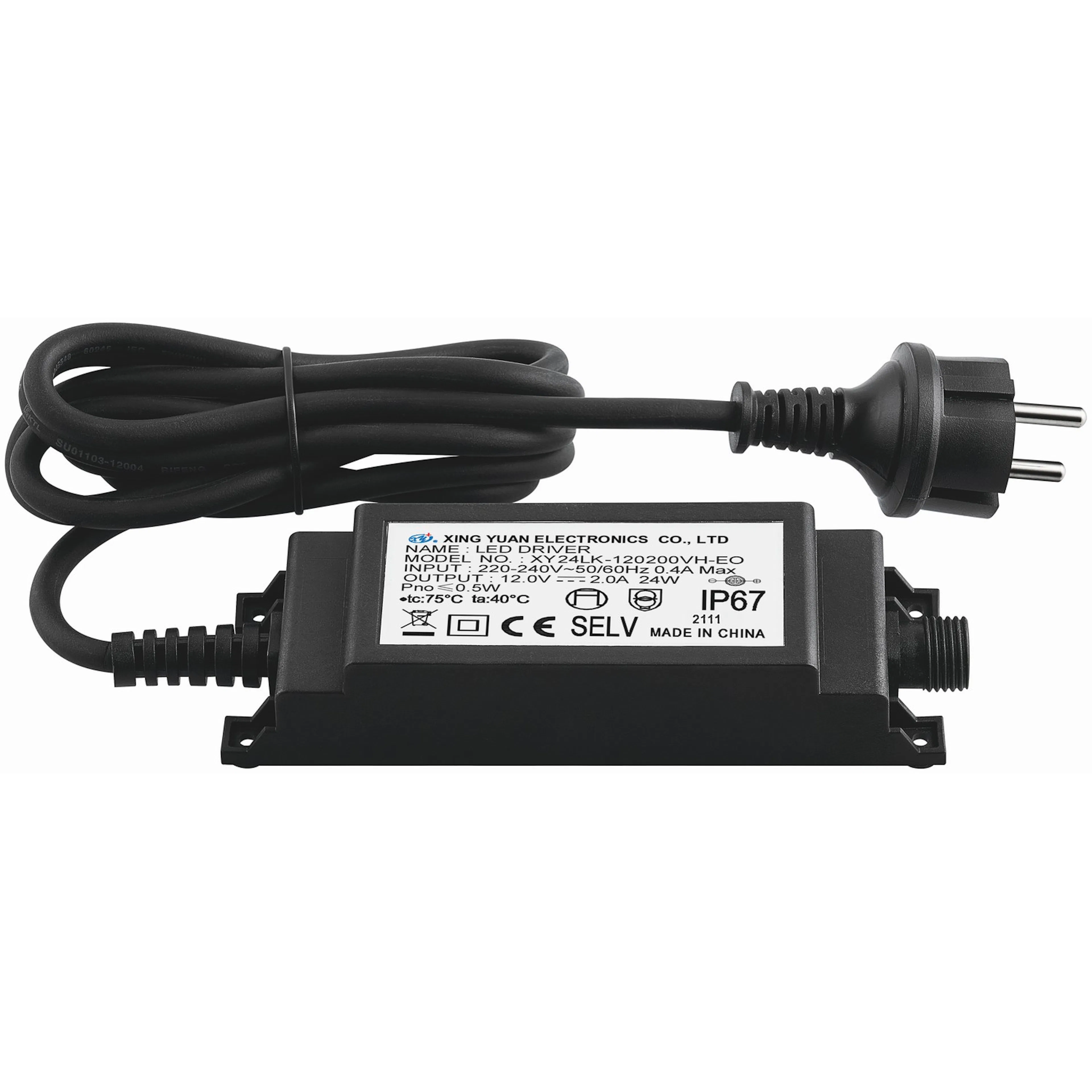 Driver Malmbergs Home 12Vdc 24W 1,8 m