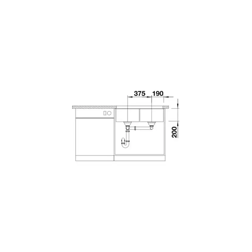 Diskho Blanco Subline 350/350 Silgranit Infino