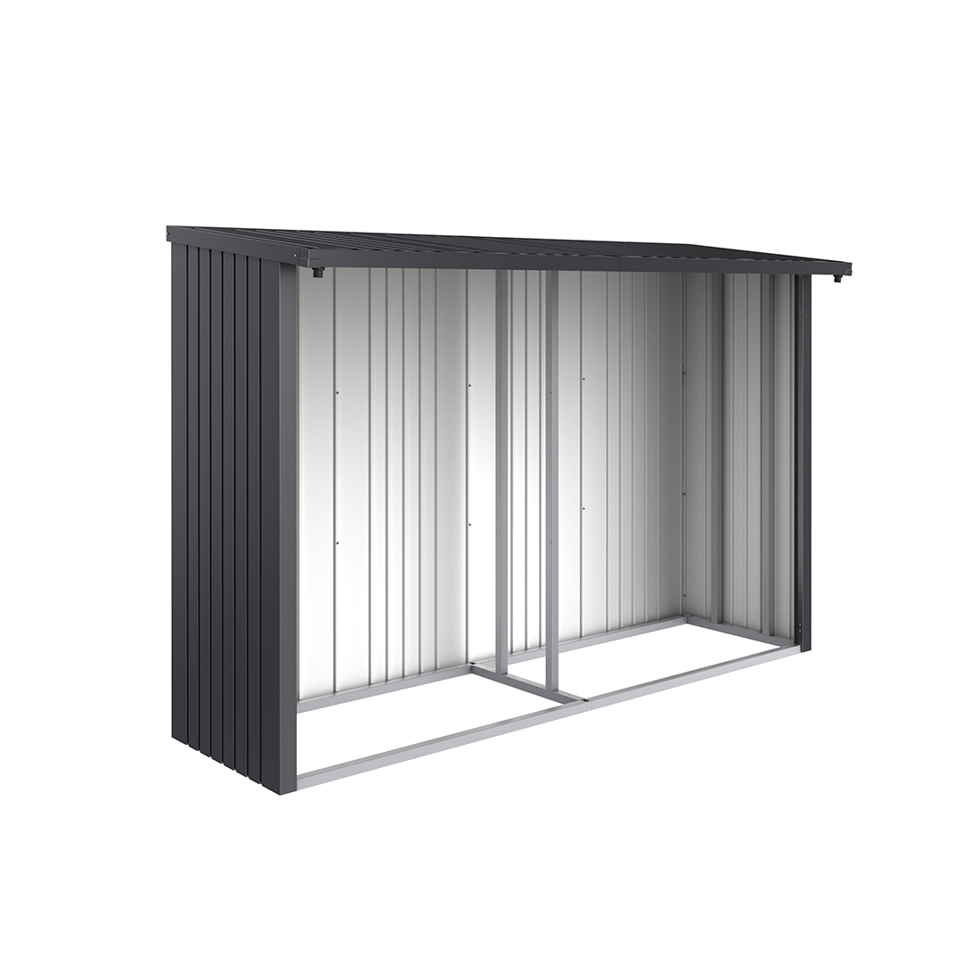 Bakvägg Biohort till WoodStock 300 Metallic Mörkgrå