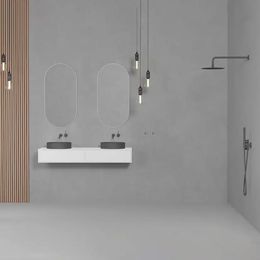 Tvättställsblandare Scandtap Steel Harmonized 1 Scrap Scrap/Grå