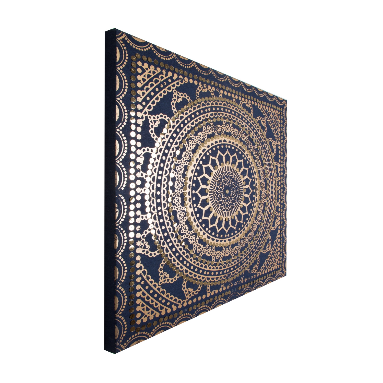 Tavla Art for the Home Paljetter Blått