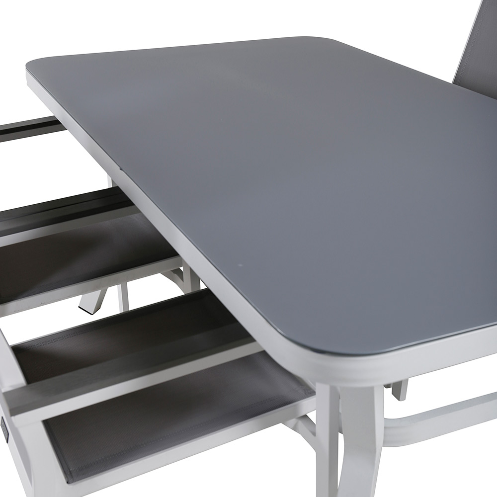 Matgrupp Venture Home Vyn med 4 Parma Matstolar