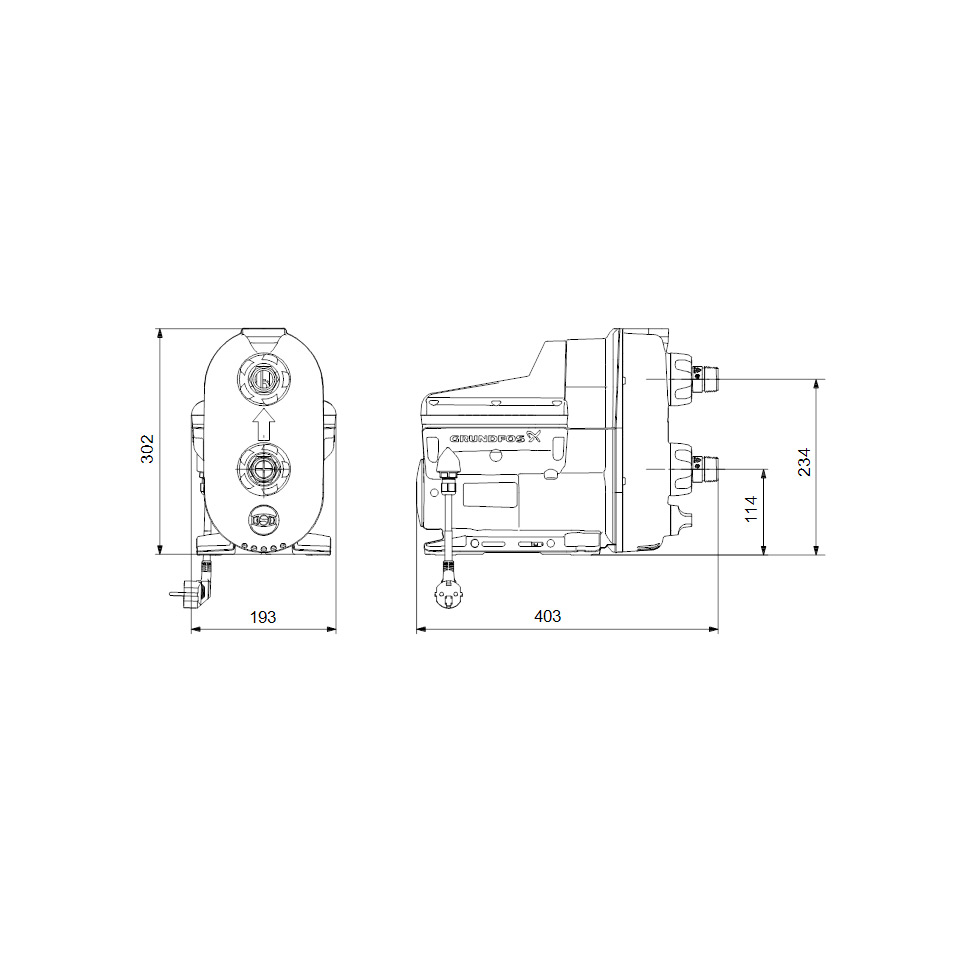 Pumpautomat Grundfos SCALA2 3-45 A