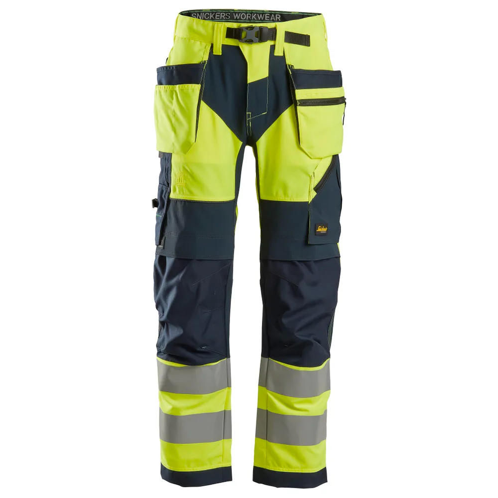 High Visibility Yellow - Navy