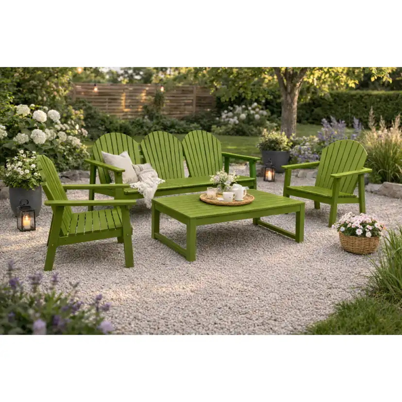 Trädgårdsgrupp Eden Wood Sandhamn Loungegrupp i målad furu
