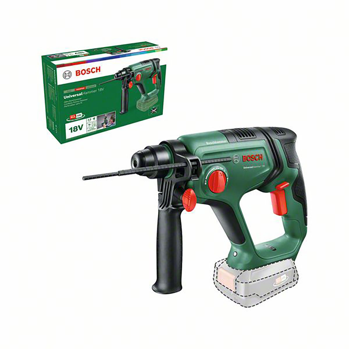 Borrhammare Bosch Power Tools Universalhammer 18V