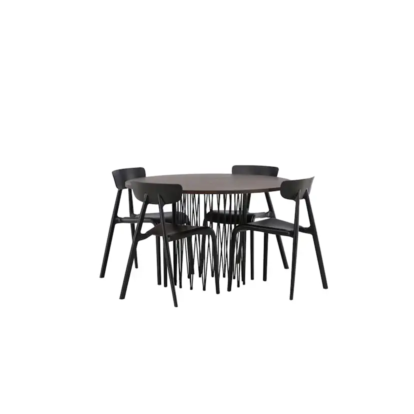 Matgrupp furniture/fashion Stone med 4 Ursholmen Stolar