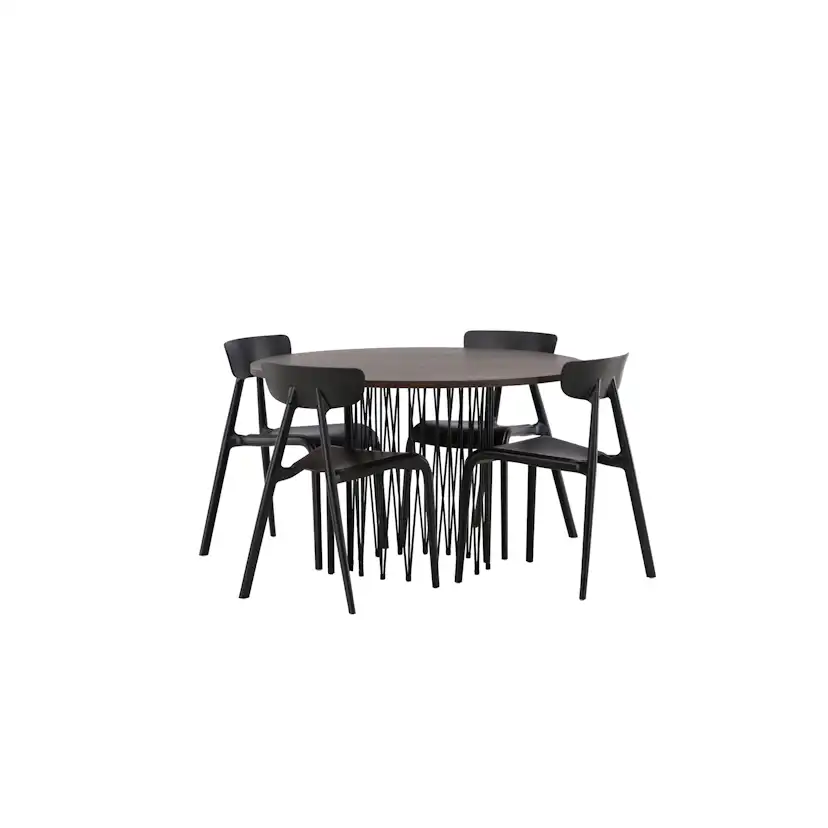Matgrupp furniture/fashion Stone med 4 Ursholmen Stolar