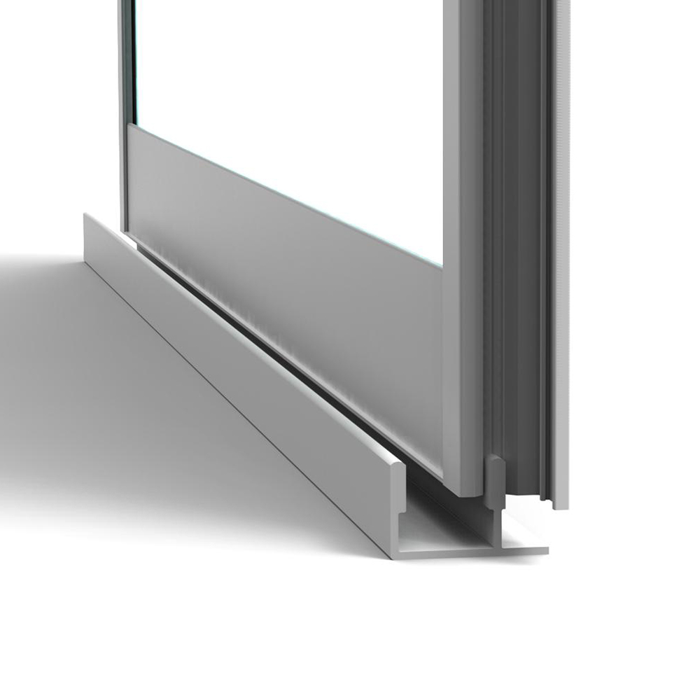 Fasta Fönsterparti Landskap Stadig Förlängd Sommar