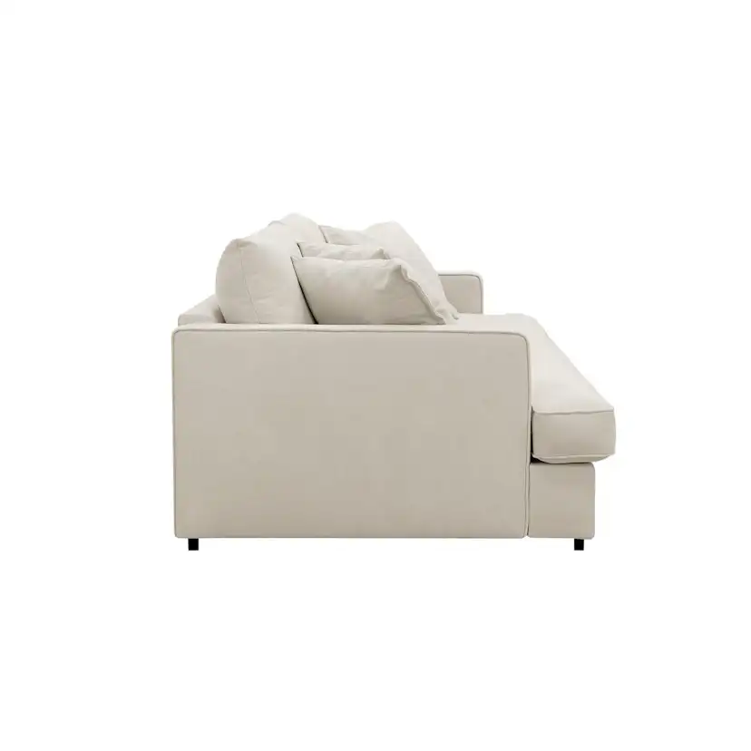 Soffa Scandinavian Choice Rossita Lyx 2,5-sits Extra djup i Tyg Storm 02, Beige Tygx