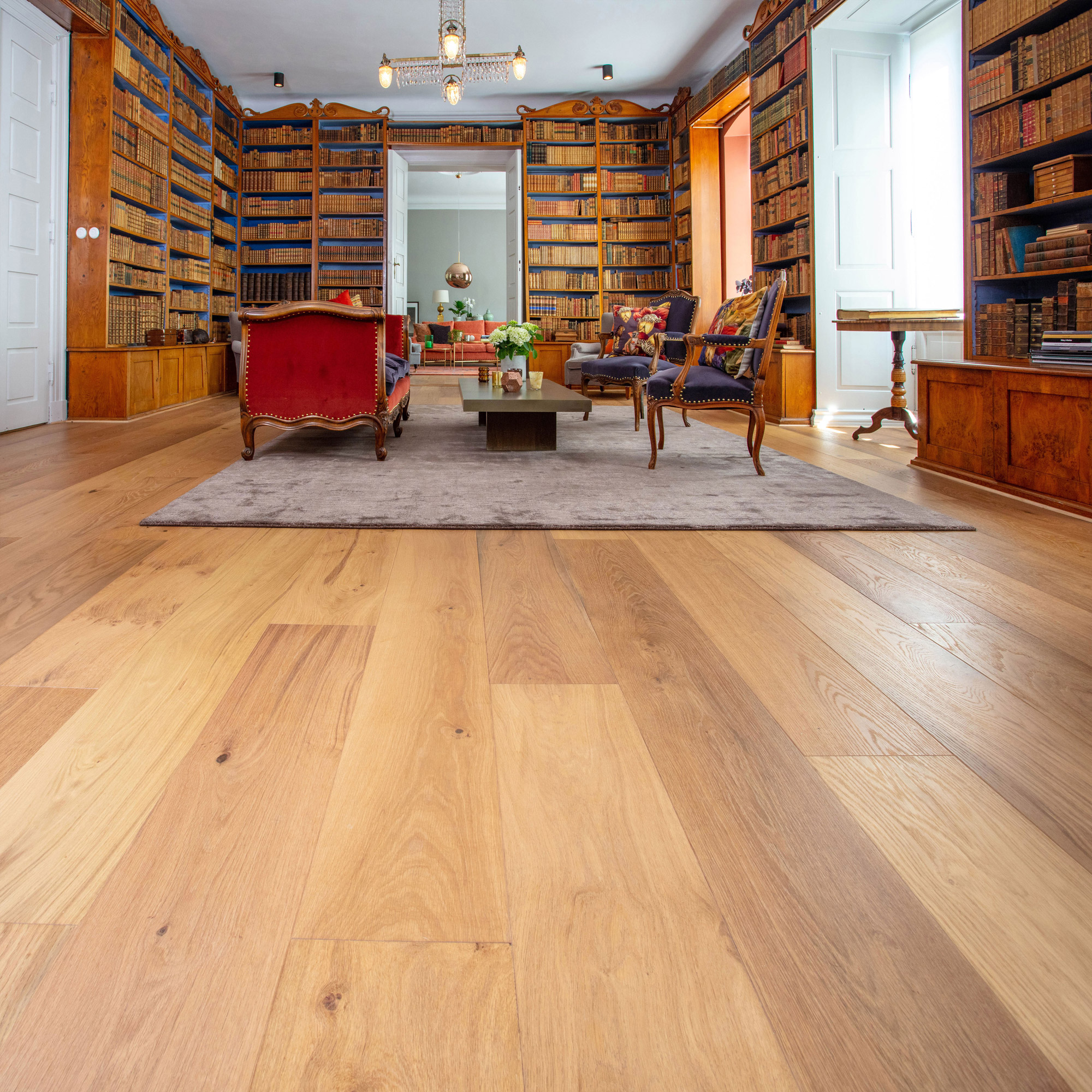 Parkettgolv Nordic Floor Ek Grand Country Mattlackad 1-stav