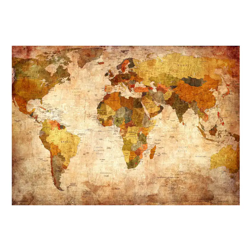 Fototapet Arkiio Självhäftande Old World Map