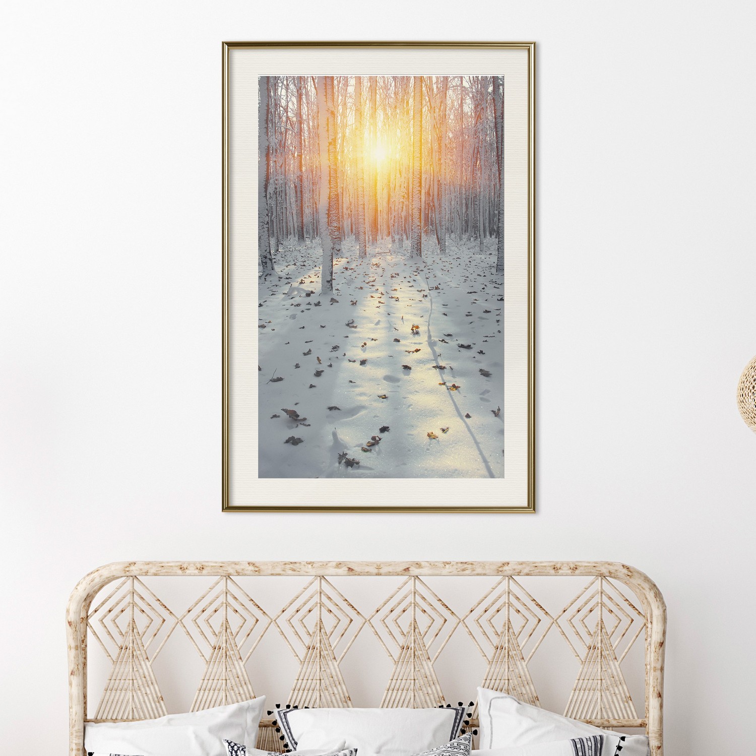 Poster Artgeist Affisch Winter Afternoon