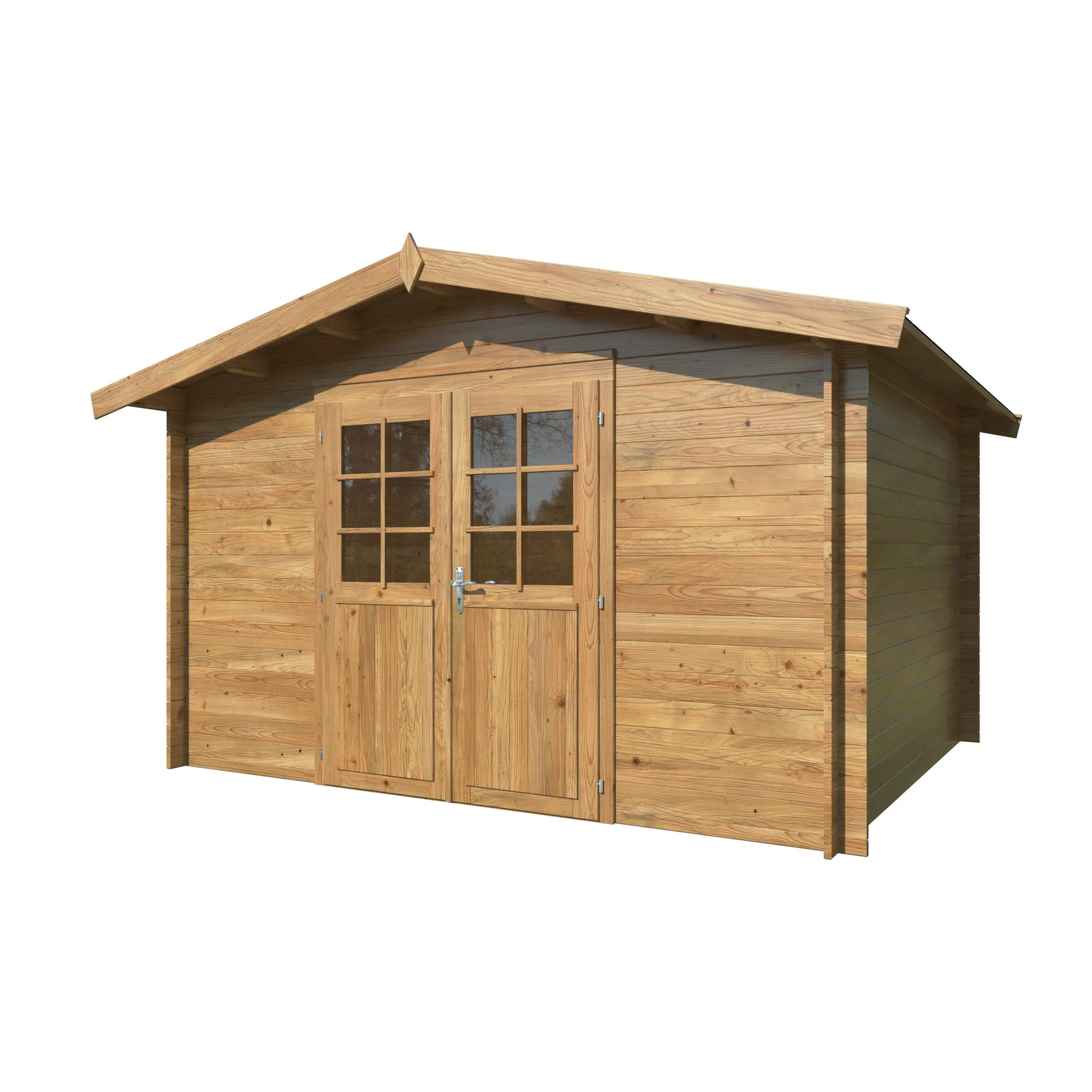 Friggebod Palmako Valentine 9,3 m² Komplett Stuga med Sadeltak
