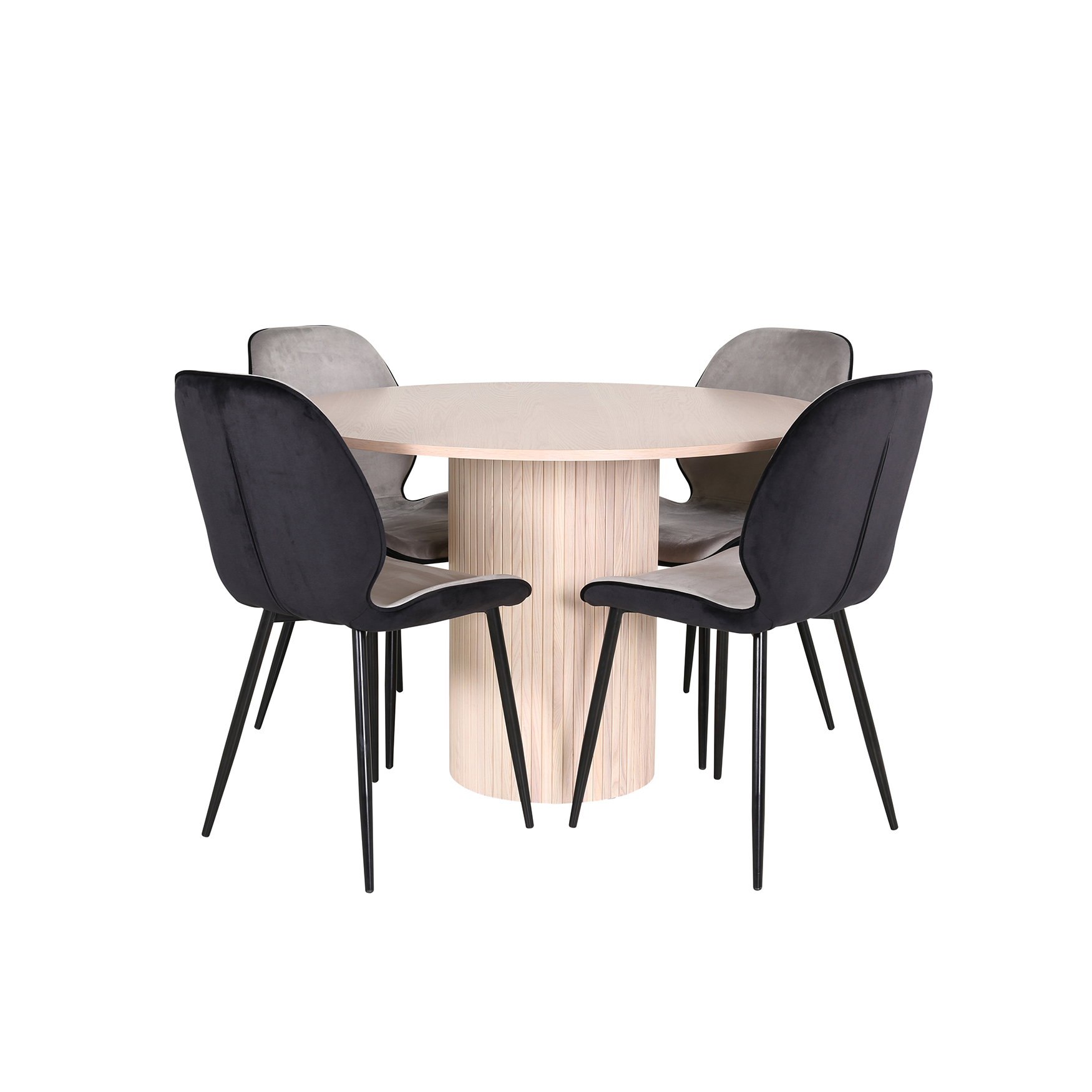 Matgrupp Venture Home med Bianca Matbord och 4 Elisa Matstolar