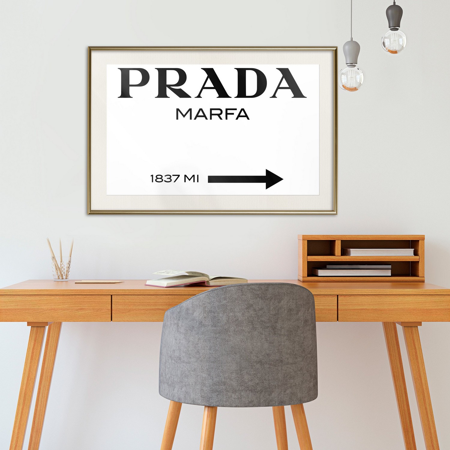 Poster Artgeist Affisch Prada Marfa