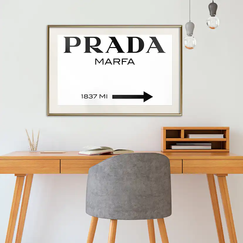 Poster Artgeist Affisch Prada Marfa