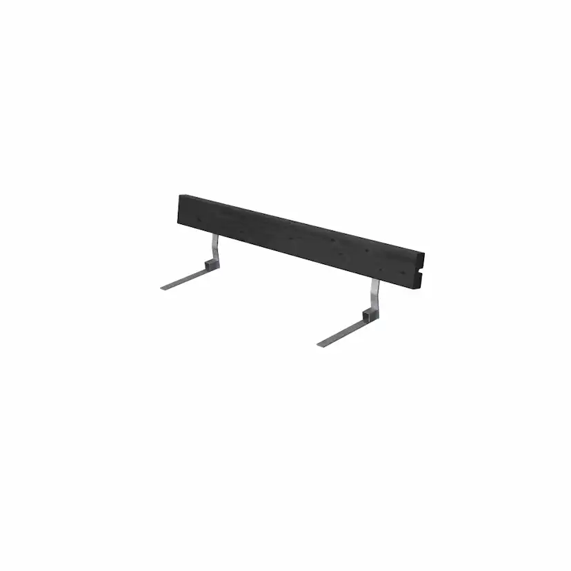 Ryggstöd PLUS till Basic Junior Bord/bänkset 118 cm Svart