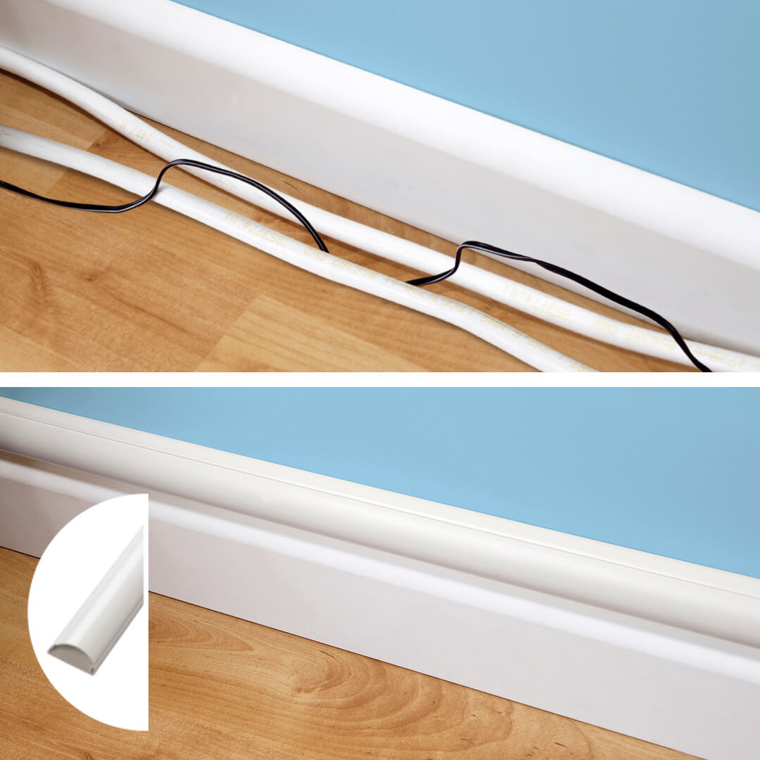 Kabelkanal Kit D-Line 30x15mm 3x Kabelkanal/Tillbehör 1.0m