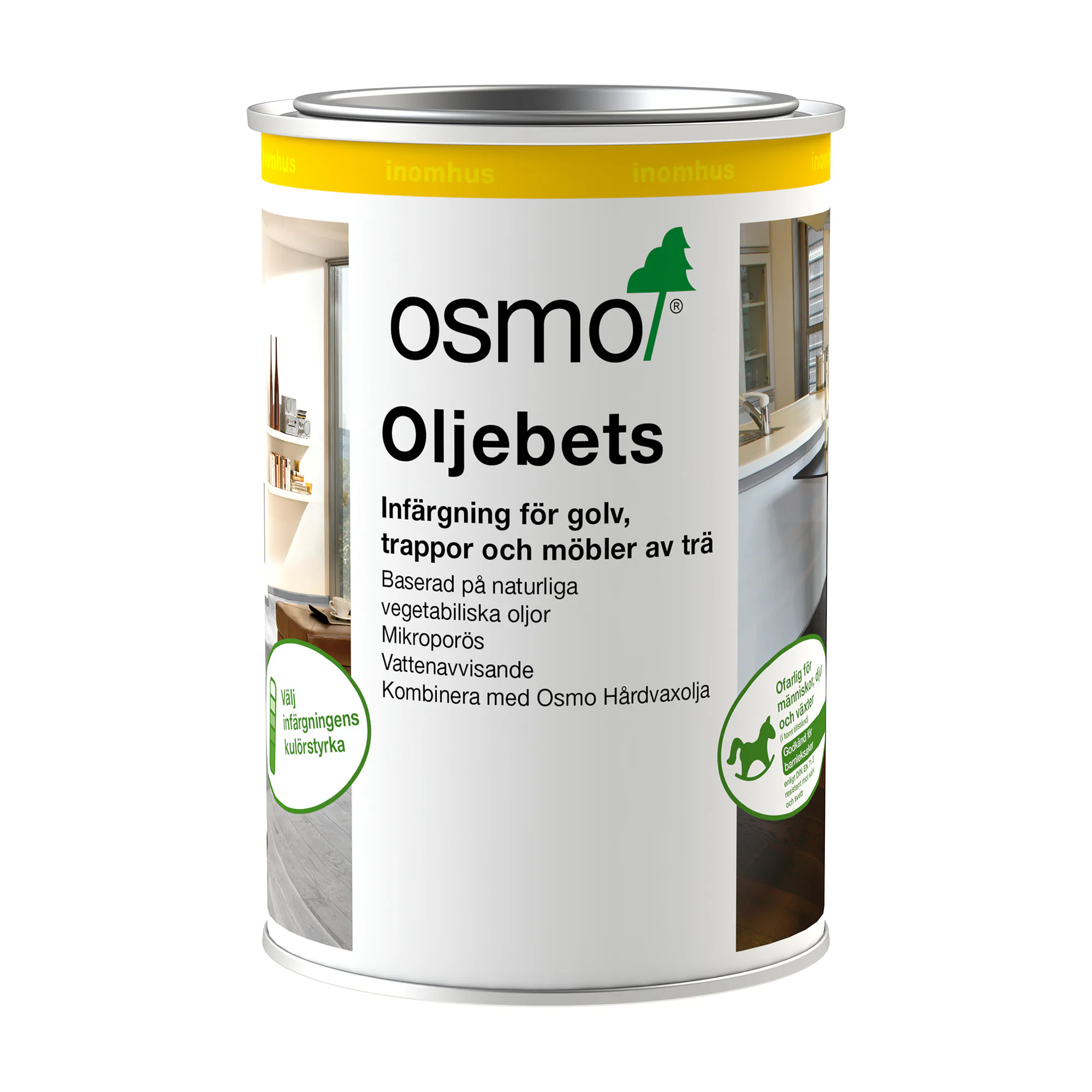 Oljebets Osmo Grafit 1,0 liter