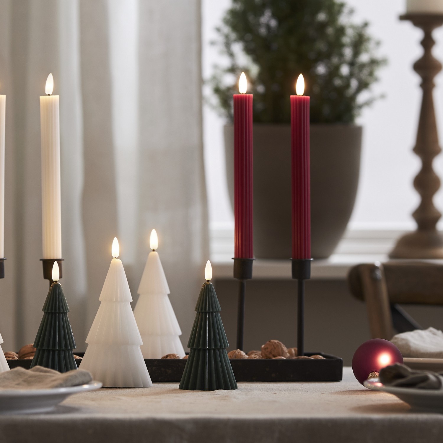 Blockljus Star Trading Flamme Grany Batteriljus