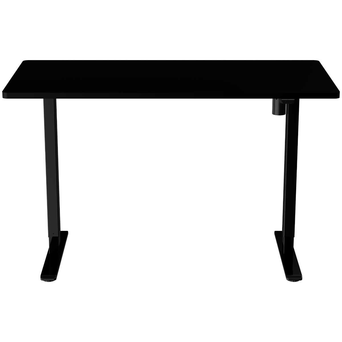 Lykke höj och sänkbart skrivbord M100, svart, 140 x 70 cm Svart