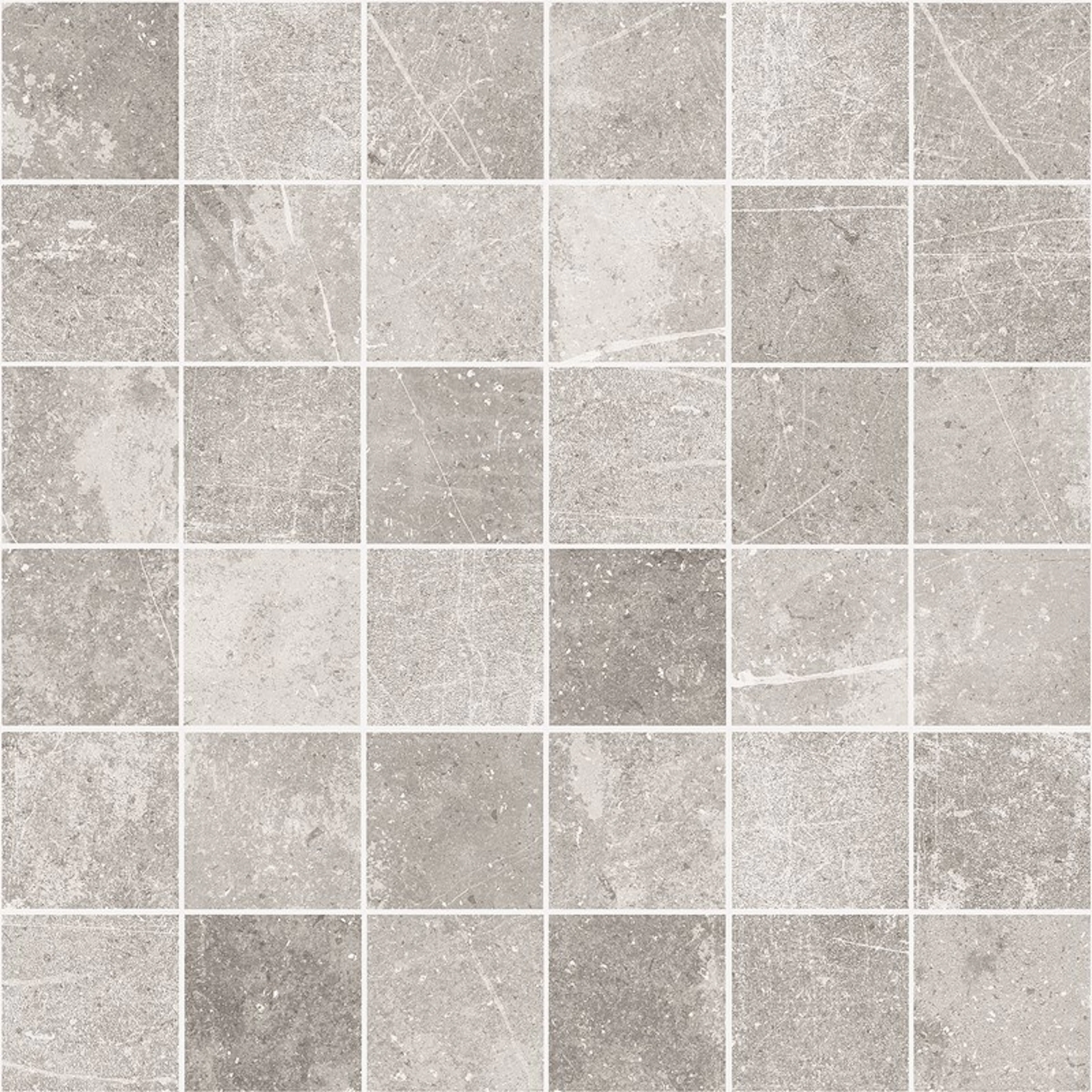 Mosaik Konradssons Panarea Grey Grå5x5 cm