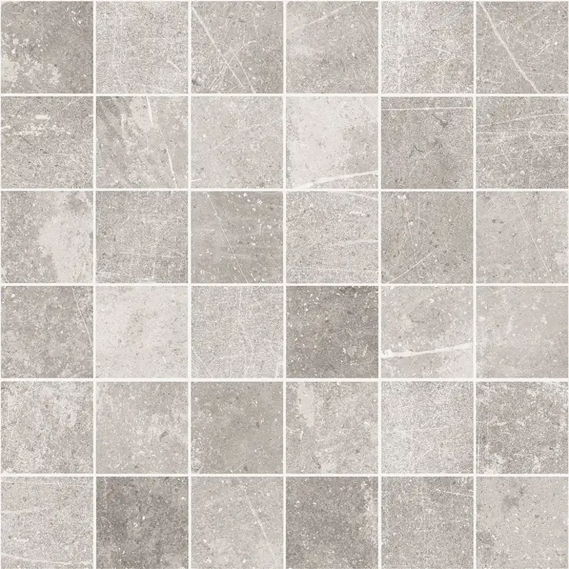 Mosaik Konradssons Panarea Grey Grå5x5 cm