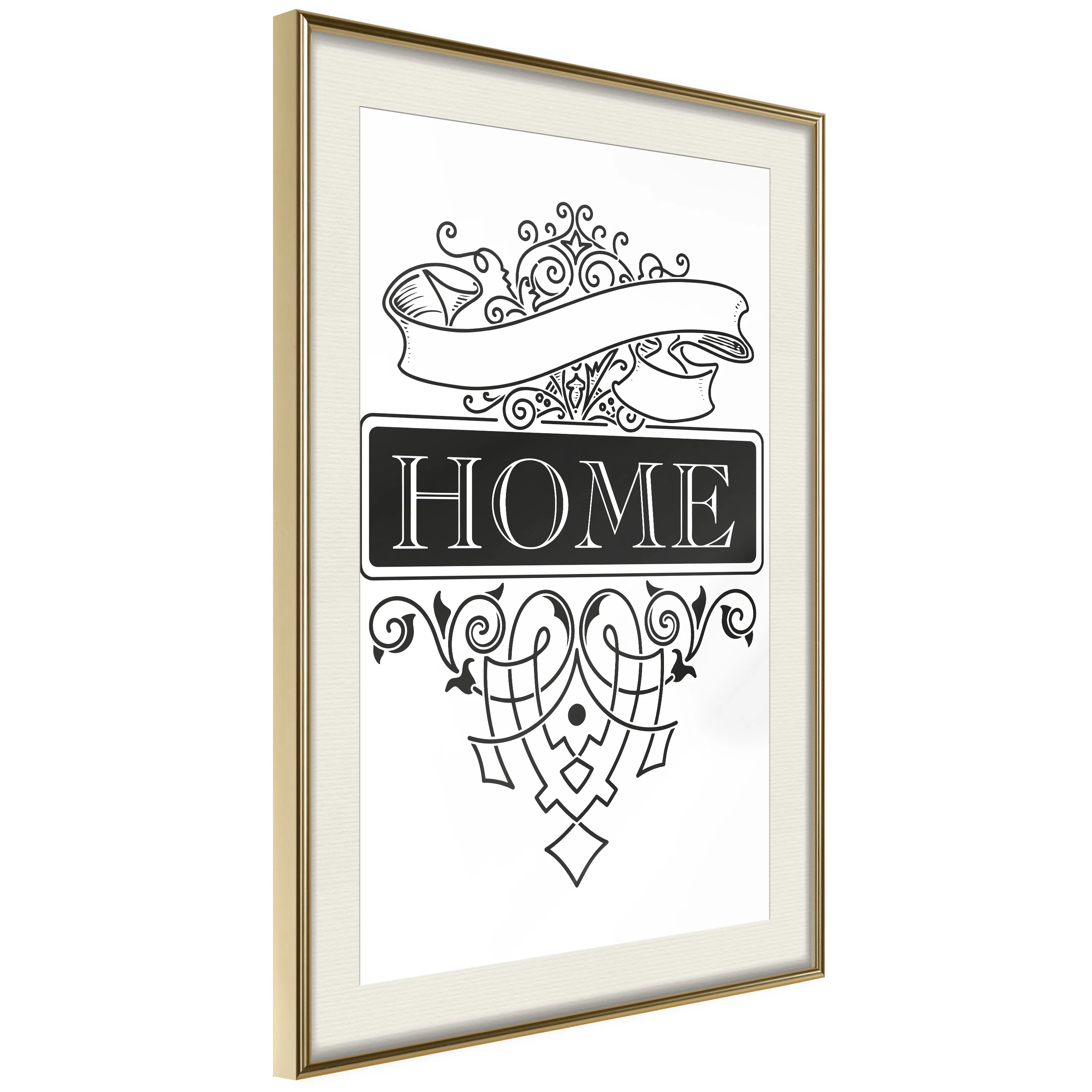 Poster Artgeist Affisch Home