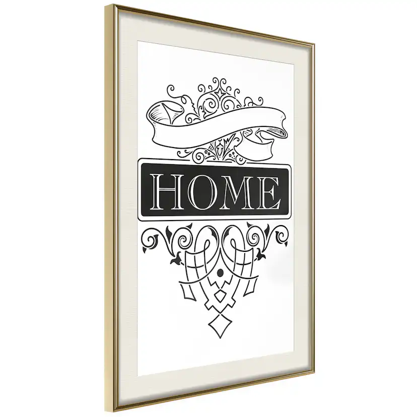 Poster Artgeist Affisch Home