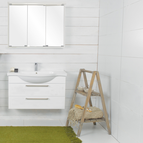Möbelpaket Noro Newport 900 Spegelskåp Alva 900 Vit Matt