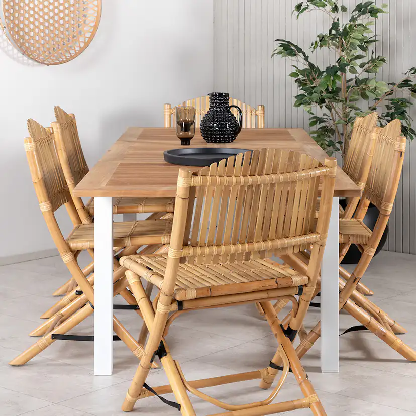 Matgrupp Venture Home Pave med 6 Cane Stolar