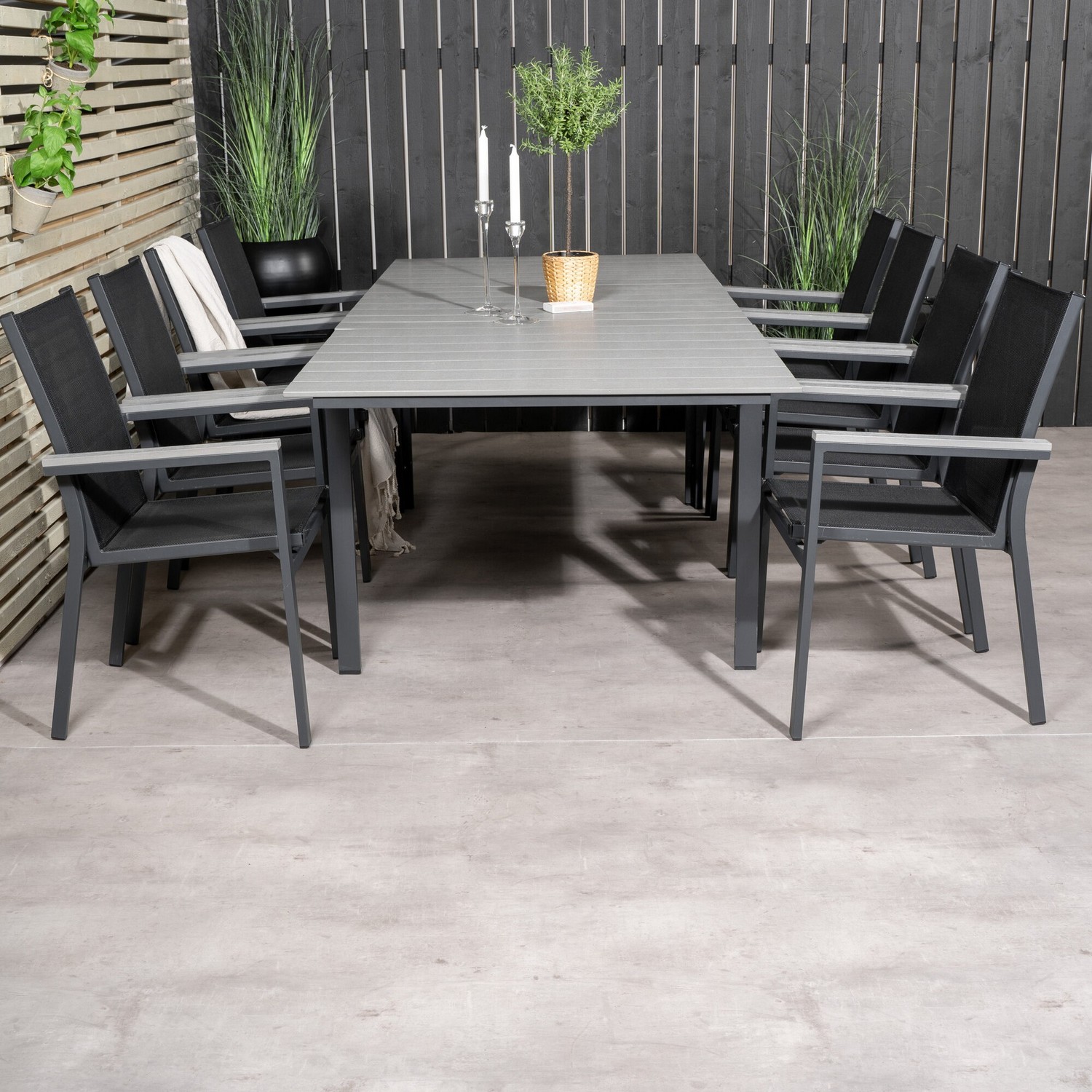Matgrupp Venture Home Lova 160/240 med 8 Pincy Stolar