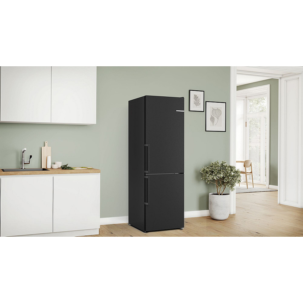 Kombiskåp Kyl/Frys Bosch 2 st KGN36VXCT Serie 4 186cm Otroligt Tyst Energiklass C