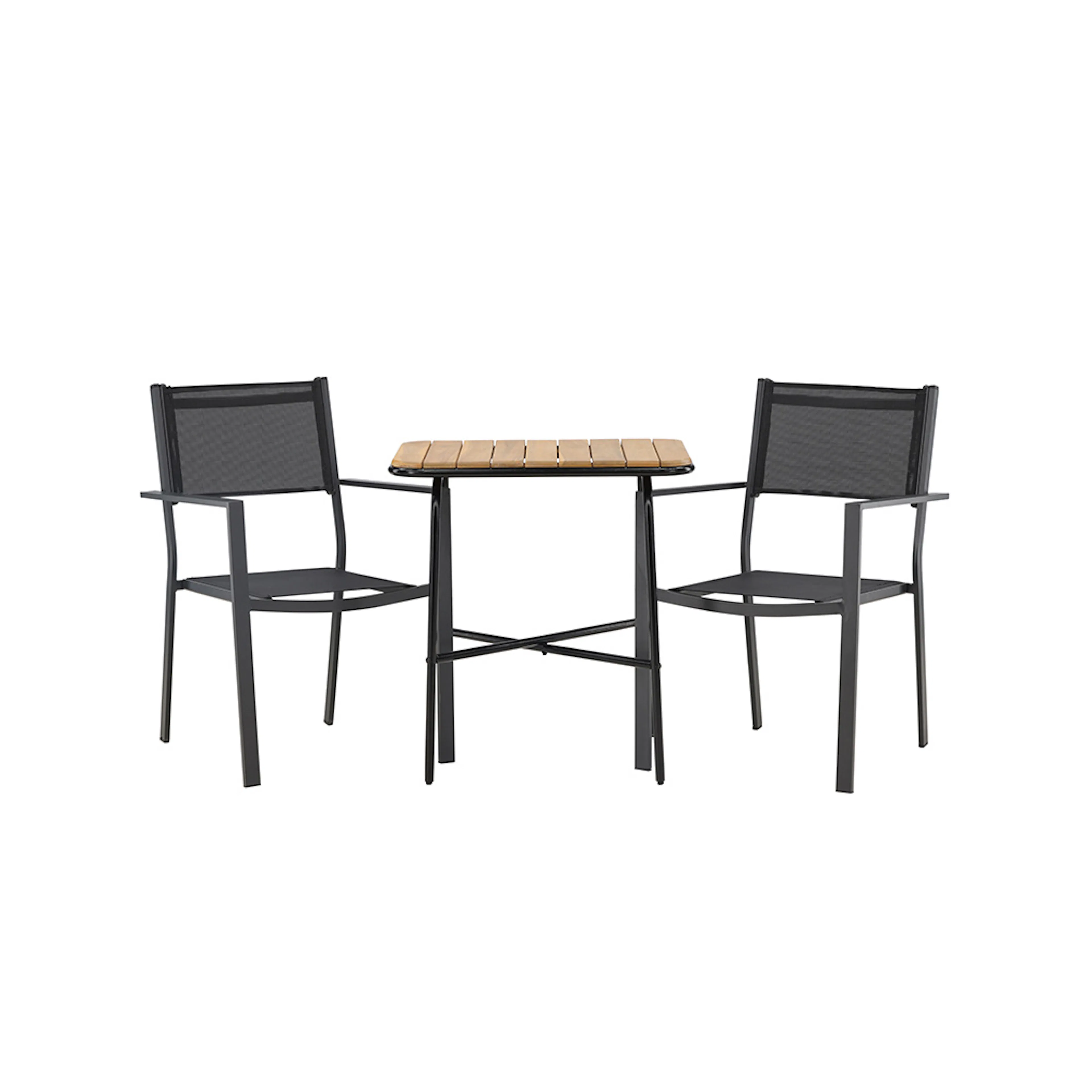 Cafégrupp Venture Home Holmbeck Bord med 2 Copacabana Stolar