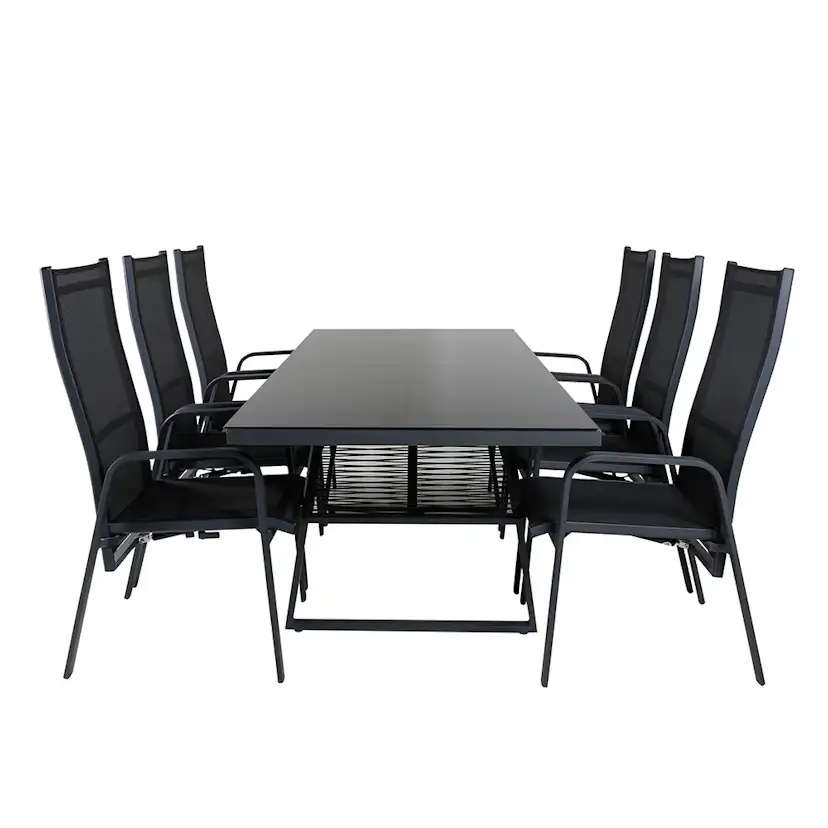 Spisegruppe Venture Home Douglas med 6 Copacabana Spisestoler