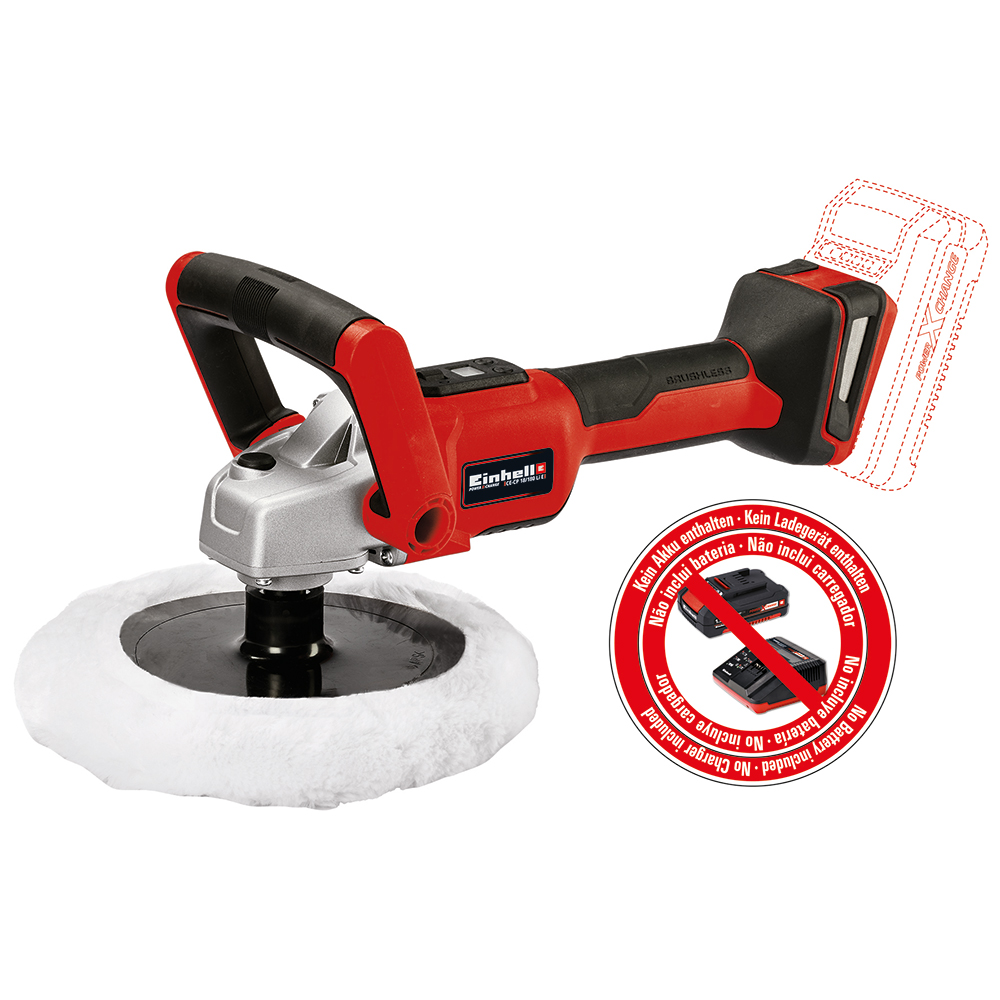 Poler- Einhell och slipmaskin CE-CP 18/180 Li E-Solo