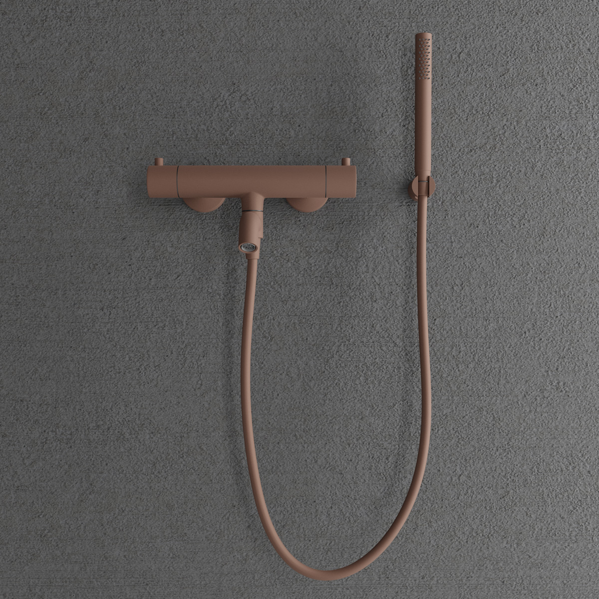 Badkarsblandare Scandtap Steel Pleasure 4 med Handdusch