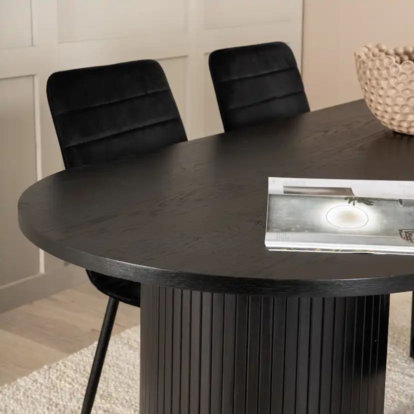 Matgrupp Venture Home Bianca med 4 Walerina Stolar Sammet