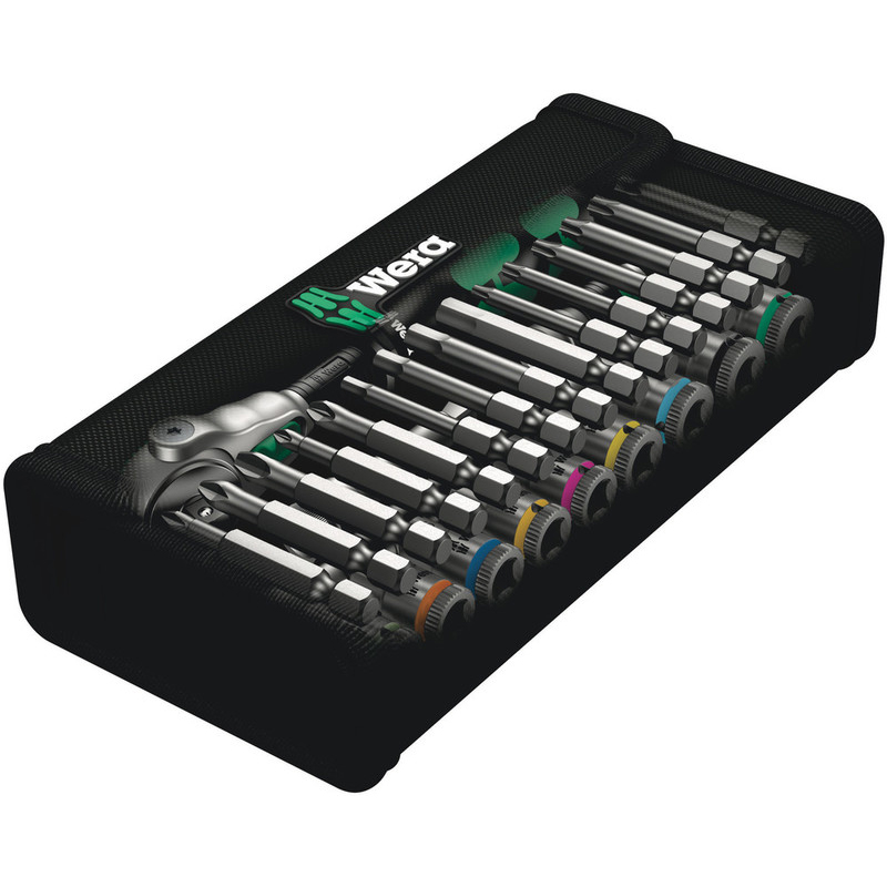 Hylsnyckelsats Wera 8100 Sa 6 Zyklop 1/4tum 28Del